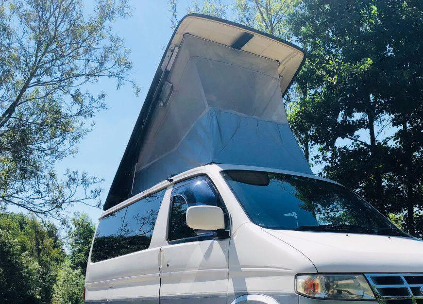 A clean Mazda Bongo, representing the types of vehicles we supply parts for.